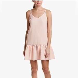 Trina Turk Women's Conservatory Classic Crepe Drop Flounce Dress/V-neckline